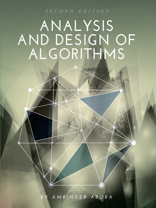 Title details for Analysis and Design of Algorithms by Amrinder Arora - Available